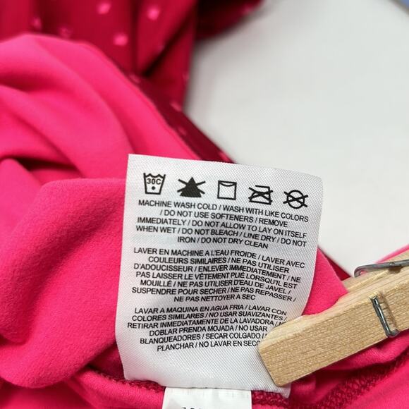 Nike Pro  Dri Fit Women's Pink Print Half Zip Pullover Activewear Top Medium - Picture 15 of 16